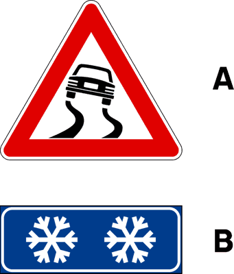 Strada sdrucciolevole